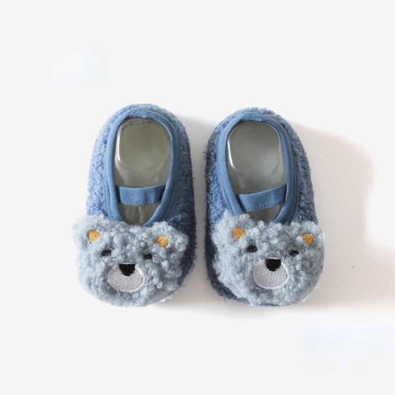 Zapatillas Baby Walking Shoes Autumn Winter New Indoor Boy Floor Socks Soft Sole Girl Casual Shoes Plush Baby Shoes Zapatos Niña