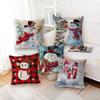 Christmas Pillow Case Nordic Festival Simple Living Room Sofa Cushion Linen Super Soft Snowman Pillow Case