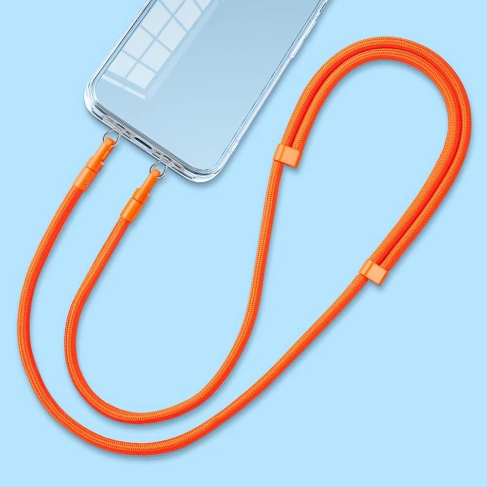 Adjustment Mobile Phone Lanyard Double Buckle Phone Neck Straps Lanyard Patch