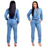 Women's Slim Fit Fashion Bandage Jeans Jumpsuit