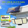 234 LED Split Solar Motion Sensor Outdoor Lights,Solar Flood Lights, Waterproof Outside Solar Powered Security Spot Lights