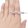 New British/American UK/US Ring Sizer Measure Genuine Tester Finger Gauge Wedding Ring Band