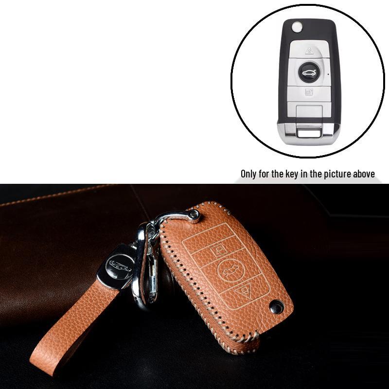 Rolls-Royce Style Cowhide Key Bag for Remote Control Modification