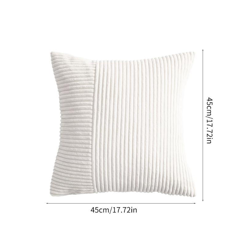 Plushes Corduroy Cushions Cover Pillow Cover Pillowcase for Durability & Comfort in Various Home Setting Easily Wash