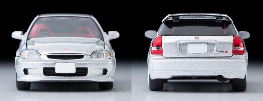 Tomica Limited Vintage Neo Honda Civic Type R Silver 99 Year Finished Product 1/64 LV-N165d