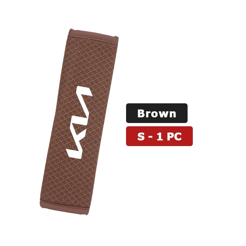 CAONU1 Car Adjustable Ice Silk Shoulder Cover Seat Belt Pad Strap Padding Accessories For KIA Ceed Sportage Rio K5 K2 Optima Cerato