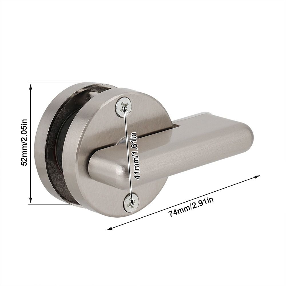 Screw Mount Bolt Latch Stainless Steel Bathroom Door Lock Indicating Privacy Door Lock Commercial