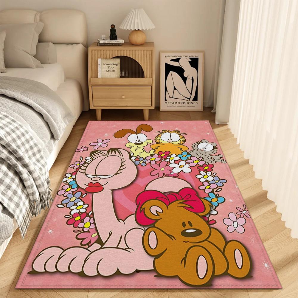Fashion Entrance Mat Living Room Rugs Decoration G-Garfields Bedroom Carpet for Kitchen Bath Mats Super Absorbent Bathroom Rug