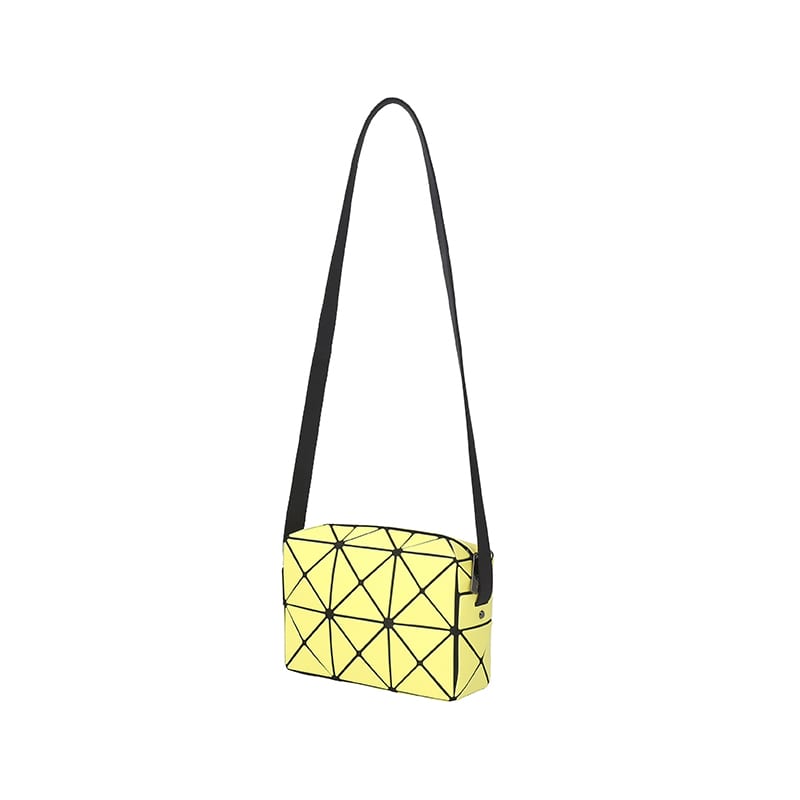 ISSEY MIYAKE Cuboid Crossbody Bags Bright Yellow BB66-AG661-52