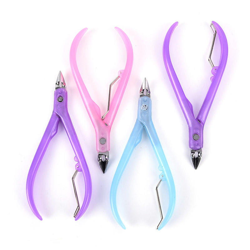 1Pc Pro Nail Scissors Stainless Steel Cuticle Cutter Nippers Clipper Useful Tool