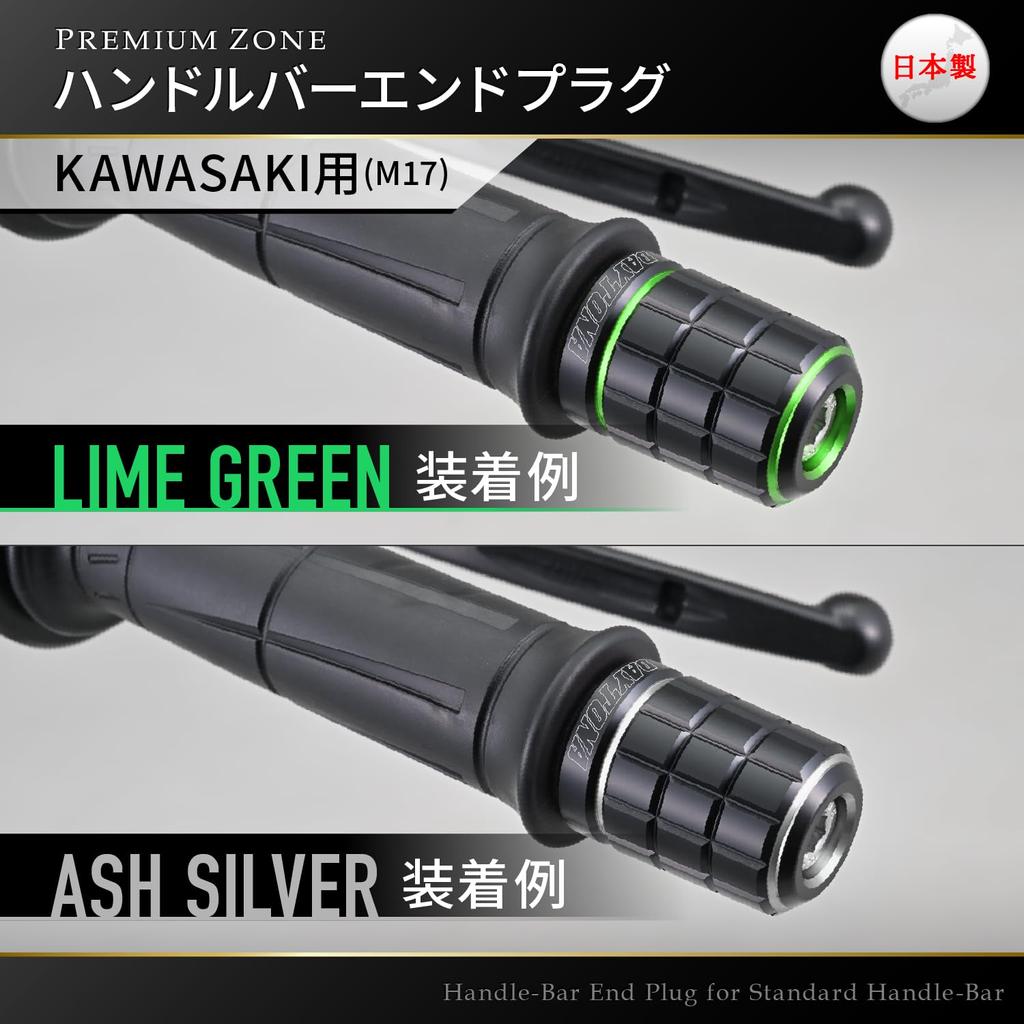 Наконечник руля мотоцикла Daytona PREMIUM ZONE для Kawasaki BRICK Ash Silver 42607 (М17)