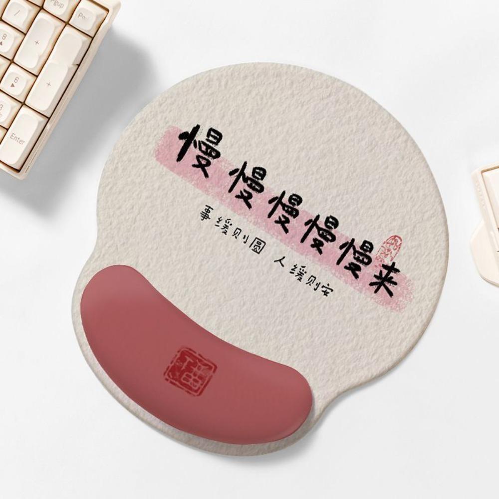 Milk Silk Wrist Rest Mouse Pad Memory Foam Desk Mouse Pad Ergonomic Mouse Mat Office Accessories