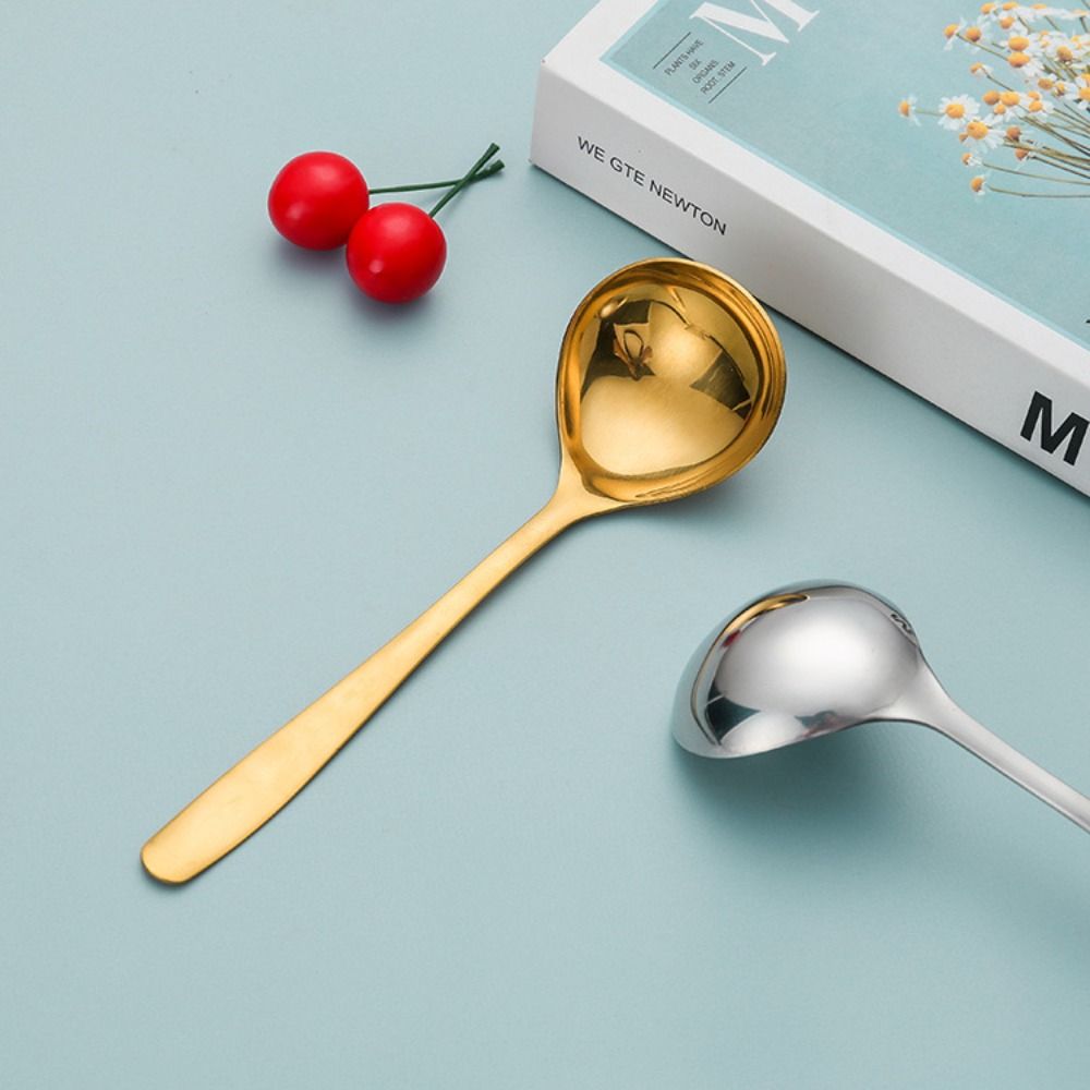 Stainless Steel Soup Spoons Thickening Gadgets Durable Tableware  Household