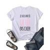 France Funny Letter Manche Courte Humour Je Suis Une Fée Graphic T-shirt Girl Y2K Harajuku Black Pink Red New Tee Tops