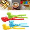 Cute Duck Shaped Rice Mold Maker Clip Children Outdoor Plastic Duck Rice Mold DIY Snowball Maker Sushi Mold With Handle