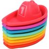 Oz Toy Rainbow Boat Bath Water Play Toys Set of 8, Korean Bath Toys