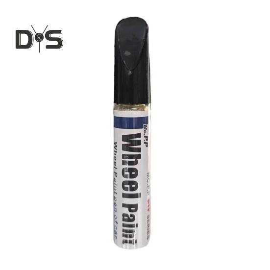 Gloss Black Rim Touch-Up Paint Pen Quick Drying Easy-to-Use Compact Size Portable Reusable Car Wheel Repair Pen