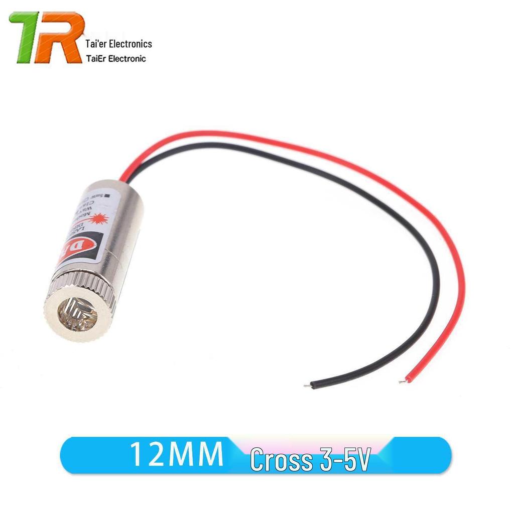 3В-5В 5мВт Красная Точка и Линия Лазерный Диод, Медный Полупроводник, Диаметр 6-12 мм