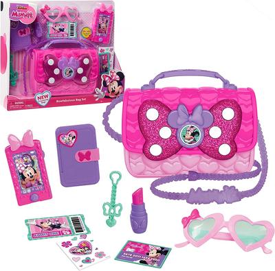 Disney Junior Minnie Mouse Bow Fabulous Bag Set 9 шт. Портативные солнцезащитные очки с аксессуарами на английском языке [Товар]