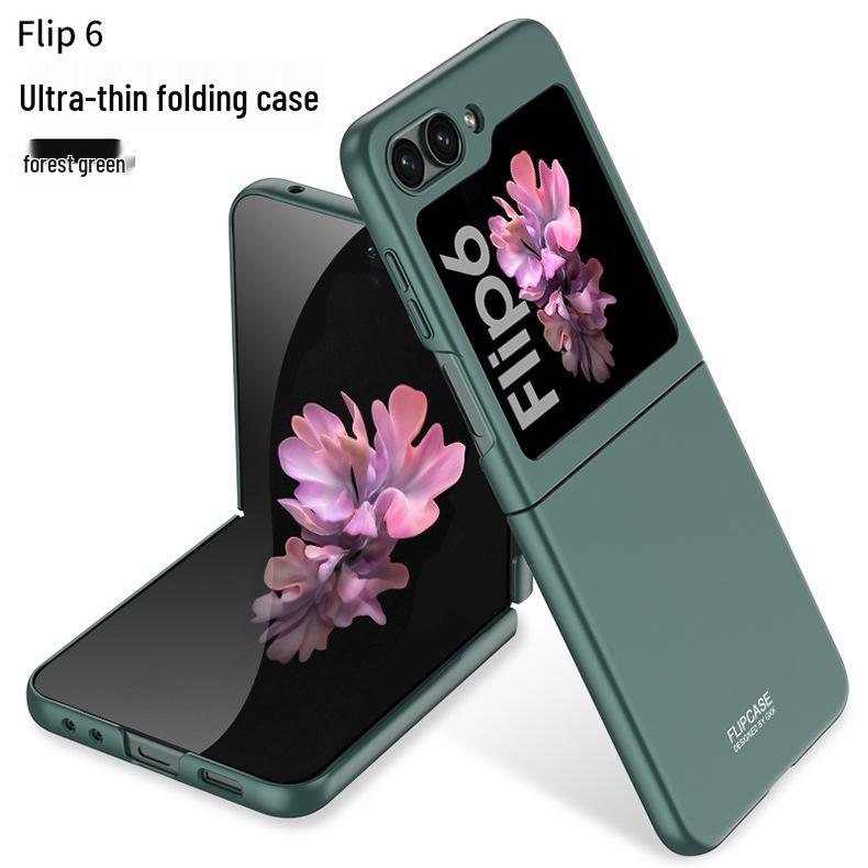 Ультратонкий матовый чехол-бампер Samsung Z Flip 6 однотонный