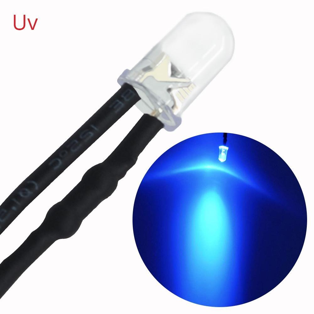 5X F5 5 мм Круглые 20 см Предварительно смонтированные DC 12 В светодиодные лампы Лампочка Белый Красный Синий Зеленый Желтый Белый Теплый Белый Диодные излучающие Диоды