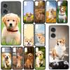 for Motorola Moto G82 G20 G22 G23 G32 G8 G7 G9 Power Plus G41 G30 G71 E22 E13 E20 E32 Phone Case Golden Retriever Dog Corgi