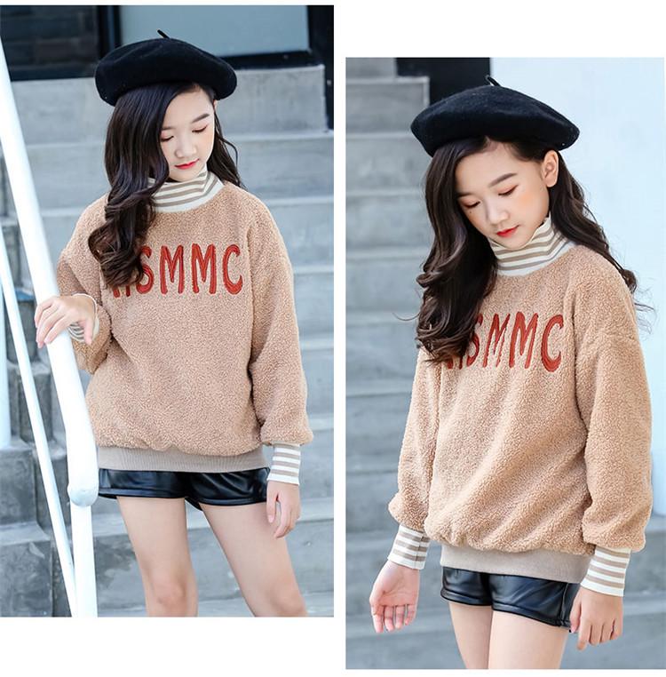 Yubaobei кожаные тёплые стильные шорты для девочек