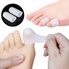 Силиконовые рукава. Защита пальцев. Белая защита большого пальца. Портативные накладки на пальцы ног.