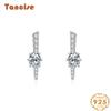 Tancise 925 Sterling Silver Zircon Earrings Drop Earrings For Women Wedding Party Gifts