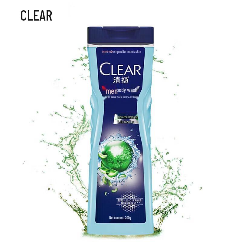 Гель для душа Clear для мужчин, увлажняющий и контролирующий жирность