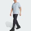 adidas Terrex Ss25 Polygiene Графическая футболка с коротким рукавом и круглым вырезом для занятий спортом на открытом воздухе Мужские топы Синий Желтый JI8326