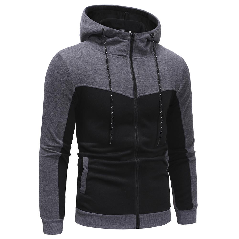 Мужская осенне-зимняя толстовка с капюшоном и штанами, спортивный костюм, спортивный костюм