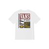Vans Футболки Унисекс Белые С Круглым Вырезом Умеренный Прямой Крой VN00090GWHT