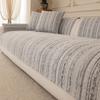 Solid Color Chenille Sofa Towel Thick Universal Sectional Sofa Cover Modern Furniture Dustproof Cover L-shape Couch Covers