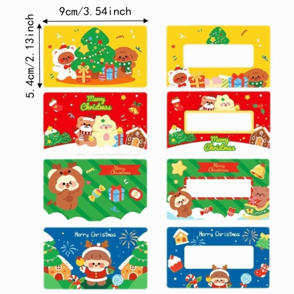 Write‑In Christmas Scratch Off Cards Cartoon Surprise Raffle Cards Holiday Surprises