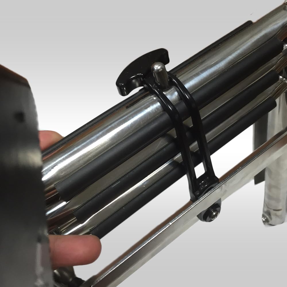 Ремень для телескопической лестницы на лодке, резиновая защелка морского класса с 3 регулируемыми монтажными отверстиями для 2-ступенчатой, 3-ступенчатой или 4-ступенчатой лестницы 