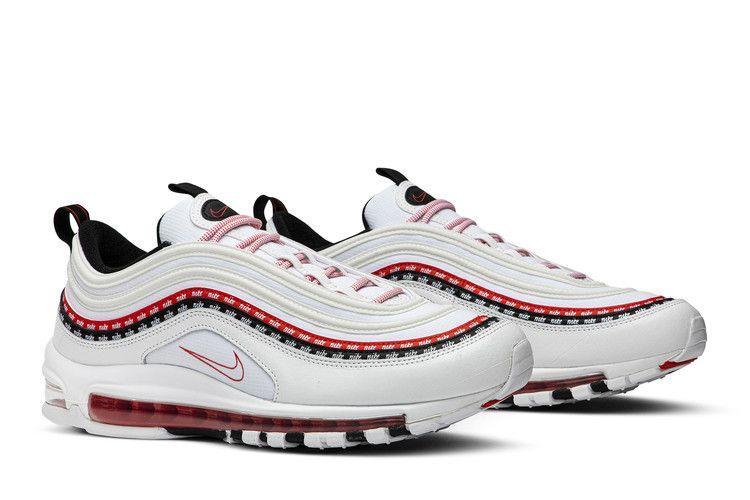 Men's Sneakers Nike Air Max 97 Sketch Logo White Black Red White/Black-University Red