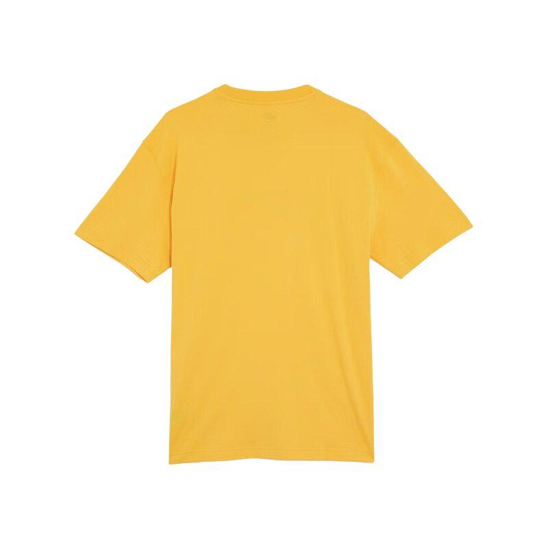 Puma Футболка с коротким рукавом и круглым вырезом Dopamine Loose Letter Print, дышащая, унисекс, флуоресцентного цвета 684366-34