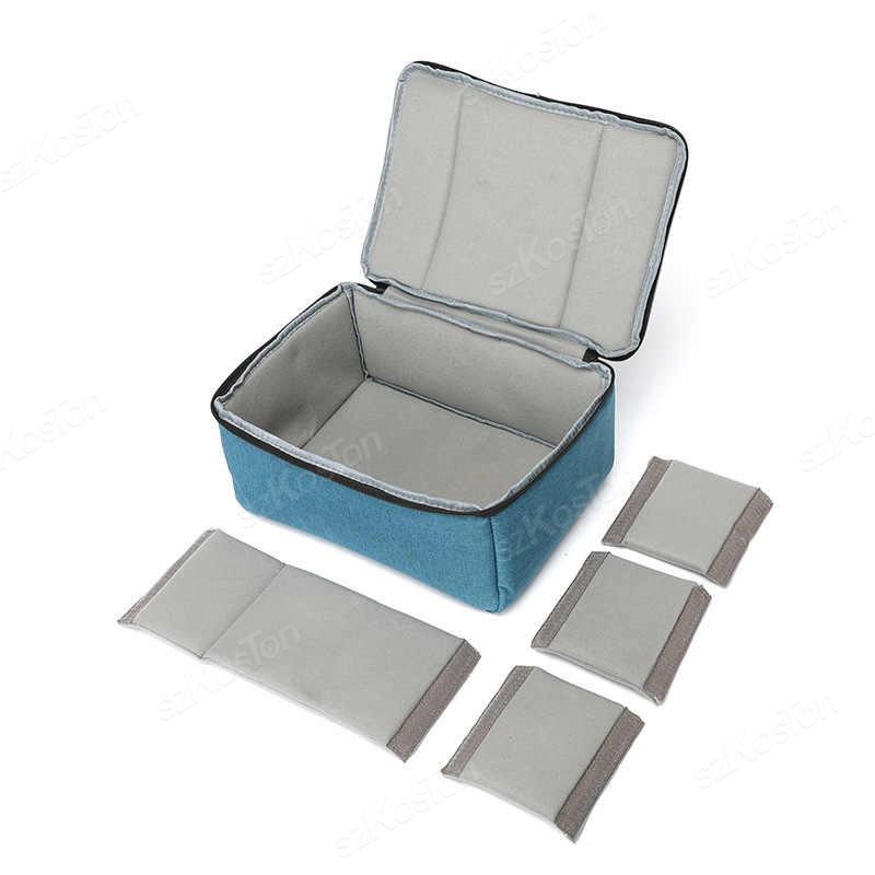 Waterproof Camera Bag Oxford Insert Photography Organizer Removable Partition Dividers Storage Case Fit Canon Nikon Sony DSLR