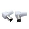 Antennas TV Right Angle Antennas Connectors Coaxial Male Plugs Adapter Male And Female TV Plug