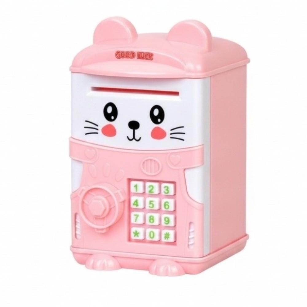 Cartoon Fingerprint Piggy Bank Fingerprint Unlock Electronic Bank Safe Box Household