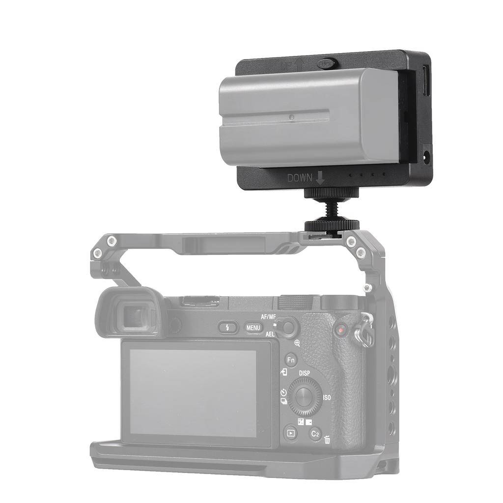 NP-F Battery Charger Battery Adapter Plate with Type-C Charging Port USB5V DC7.4V Outputs 1/4 Inch