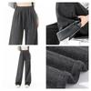 MJ STYLE Women's Fleece-Lined Straight-Leg Casual Pants