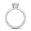 Bague Ringen Обручальные кольца с муассанитом цвета D 1,0 карат для женщин, ювелирные изделия из белого золота 18 карат, цвета стерлингового серебра 925 пробы