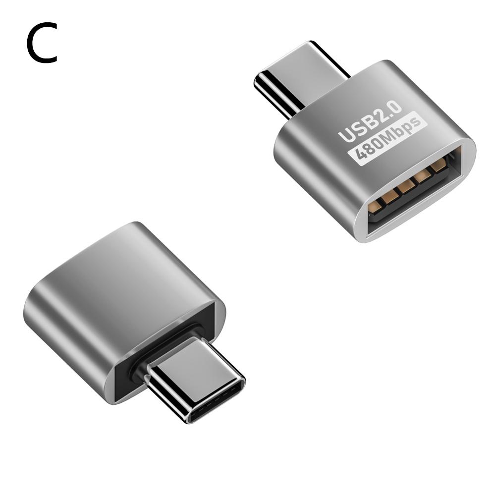 USB 2.0 Адаптер OTG Type C на USB Адаптер TypeC USB C Папа на USB Мама Адаптер-конвертер Type C на USB Адаптер