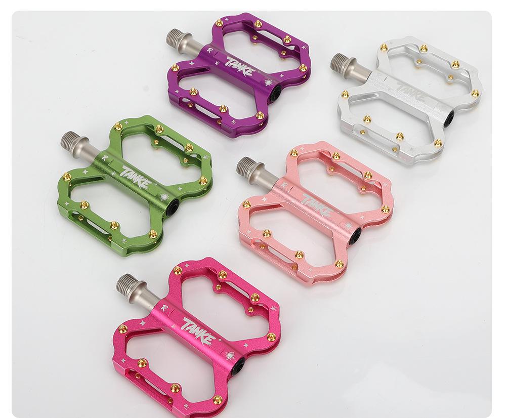 Carbon Keke TANKE Dahon Colorful Three Bearings Bicycle Pedals for Mountain and Road Bikes