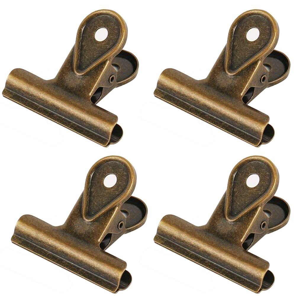 Бронзовый Винтажный Бронзовый Металлический Зажим Металлические Офисные и Бытовые Принадлежности Зажим для Счетов Офис