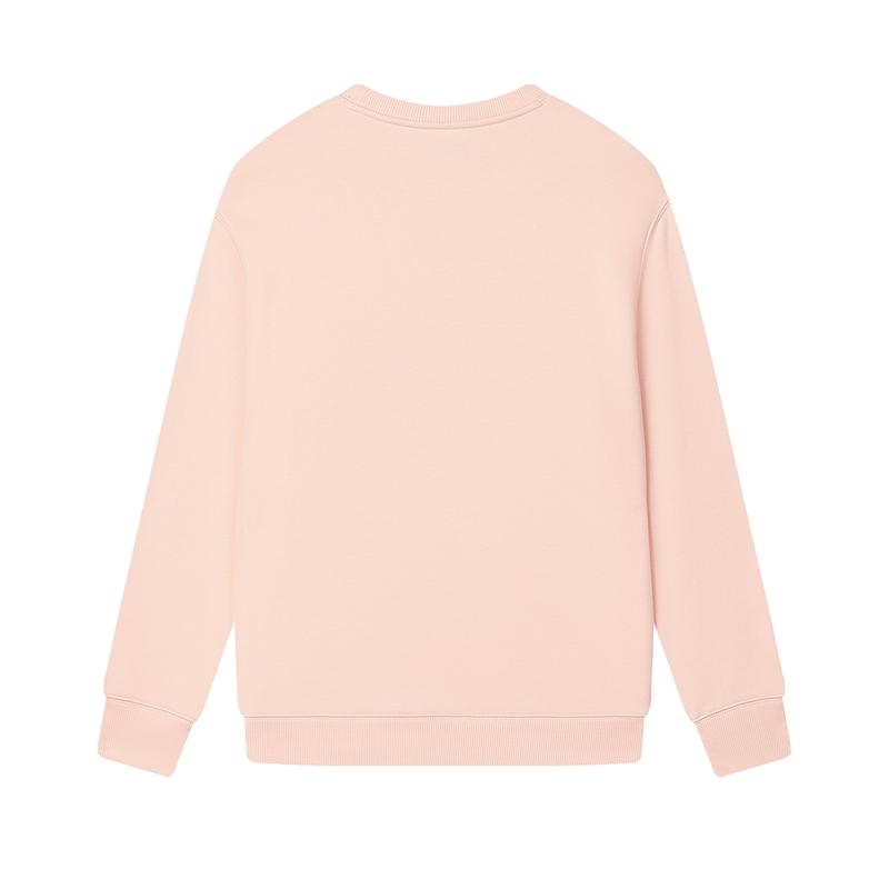 Fila Оригинальный флисовый свитшот свободного кроя в стиле ретро, унисекс, оранжево-розовый F51M449204F-PK