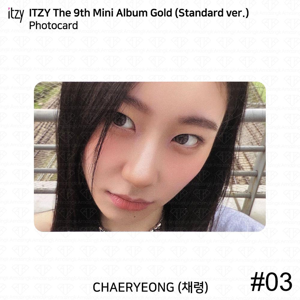 ITZY 9-й мини-альбом gold standard ver официальная фотокарточка открытка постер kpop