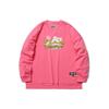 Li Ning Badfive Sports Basketball Series Cartoon Print Pullover Sweatshirt Men Sweatshirt Dusty-Pink AHSR483-3